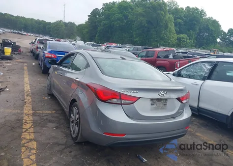 2014 Hyundai Elantra Limited из США, поврежденный, VIN KMHDH4AE4EU039486
